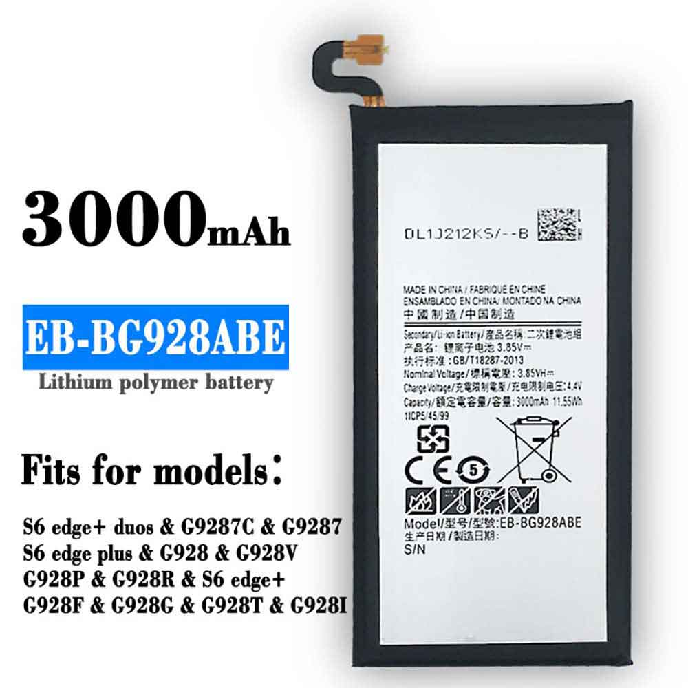 Batería para Notebook-3ICP6/63/samsung-EB-BG928ABE